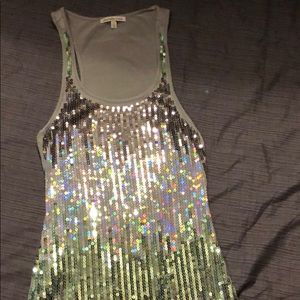 Charlotte Russe Sequin tank top